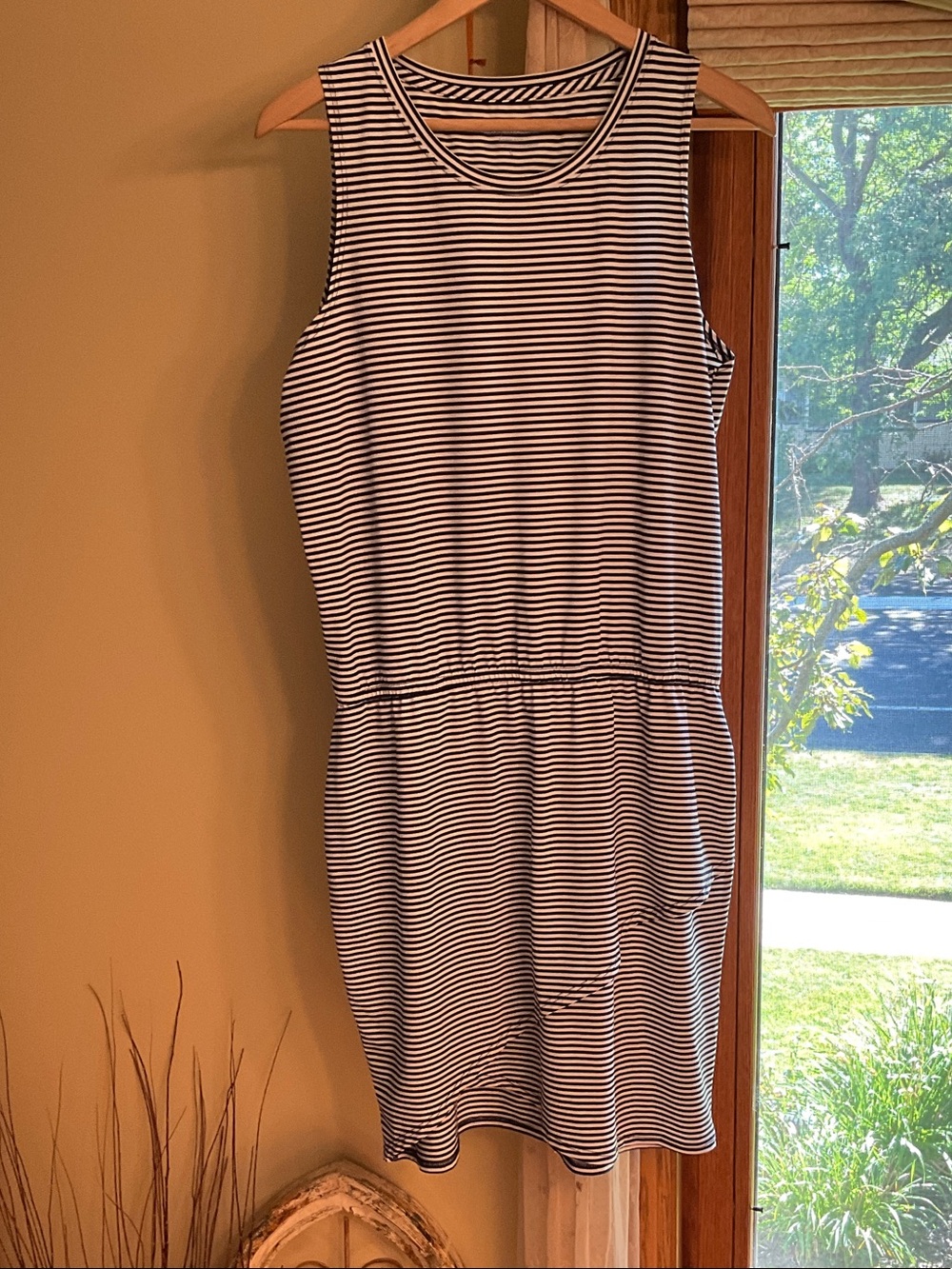 Vineyard Vines Blue white Sankaty sleeveless Dress L